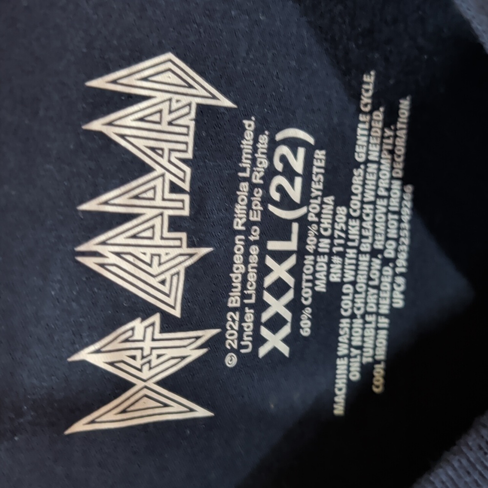 Def Leppard Graphic T-Shirt XXXL - Picture 2 of 9